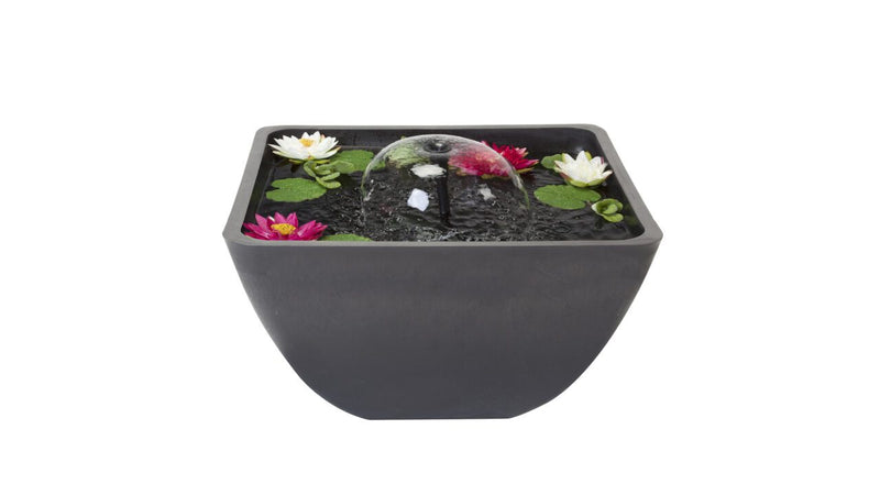 Bassin décoratif Fountain Pond carré 55x55x32 cm - Velda