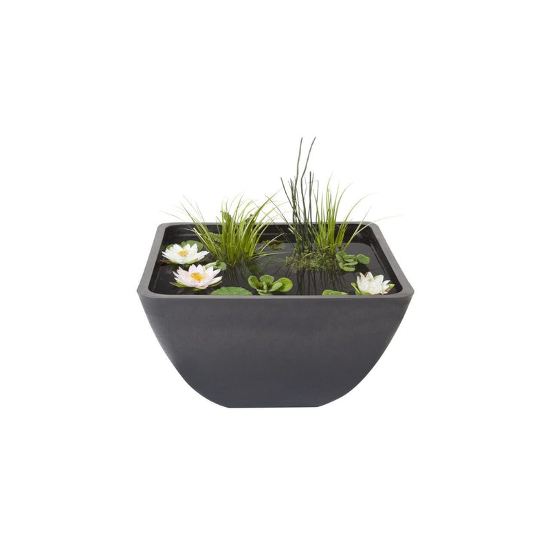 Bassin décoratif Fountain Pond carré 55x55x32 cm - Velda