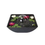 Bassin décoratif Fountain Pond carré 75x75x35 cm - Velda