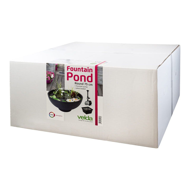Bassin décoratif Fountain Pond rond 75x35 cm - Velda