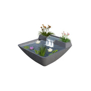 Bassin décoratif Fountain Pond Waterfall carré 75x35 cm - Velda