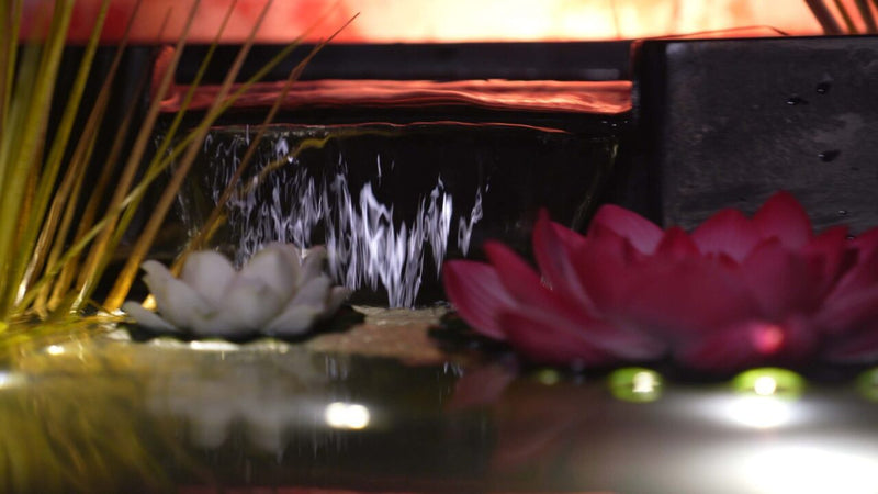 Bassin décoratif Fountain Pond Waterfall carré 75x35 cm - Velda