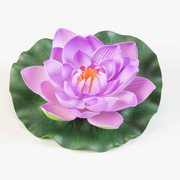 Lotus flottant en mousse rose 17 cm - Velda
