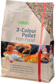 Nourriture pour poissons 3-Colour Pellet Food 5000 ml - Velda