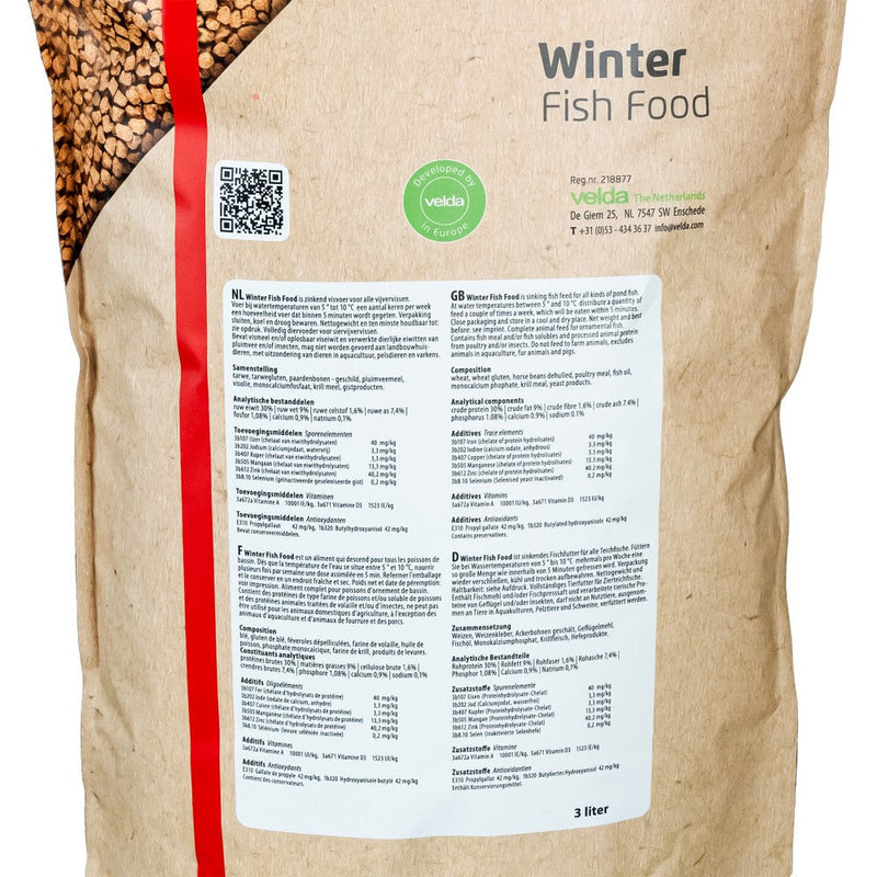 Winter Fish Food — Velda