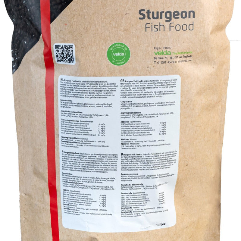 Sturgeon Fish Food — Velda