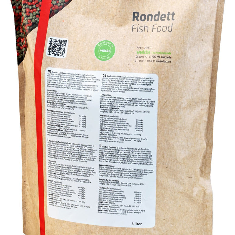 Rondett Fish Food — Velda