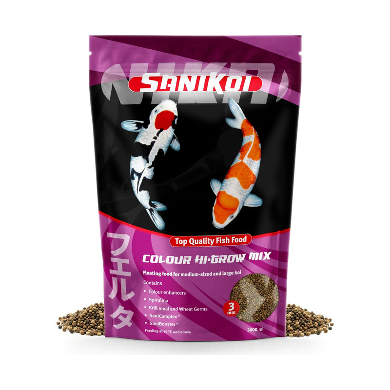 Nourriture pour poissons Colour Hi-Grow Mix 3 mm 3 l - SaniKoi