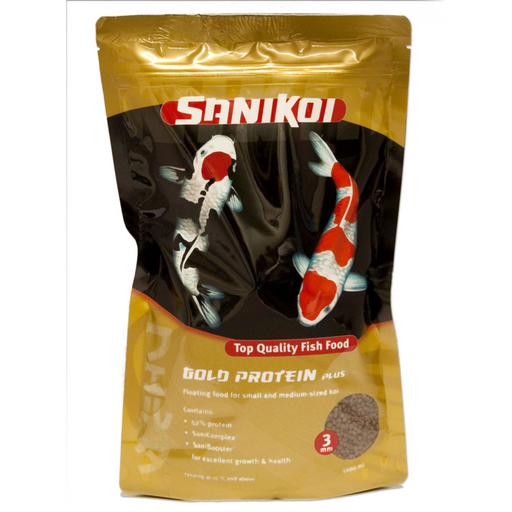 Nourriture pour poissons Gold Protein Plus 3 mm 1 l - SaniKoi