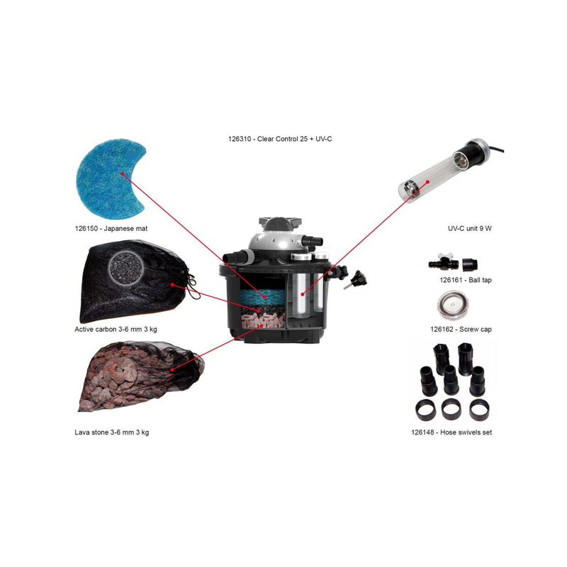 Clear Control 25 + UV-C 9 W - Velda