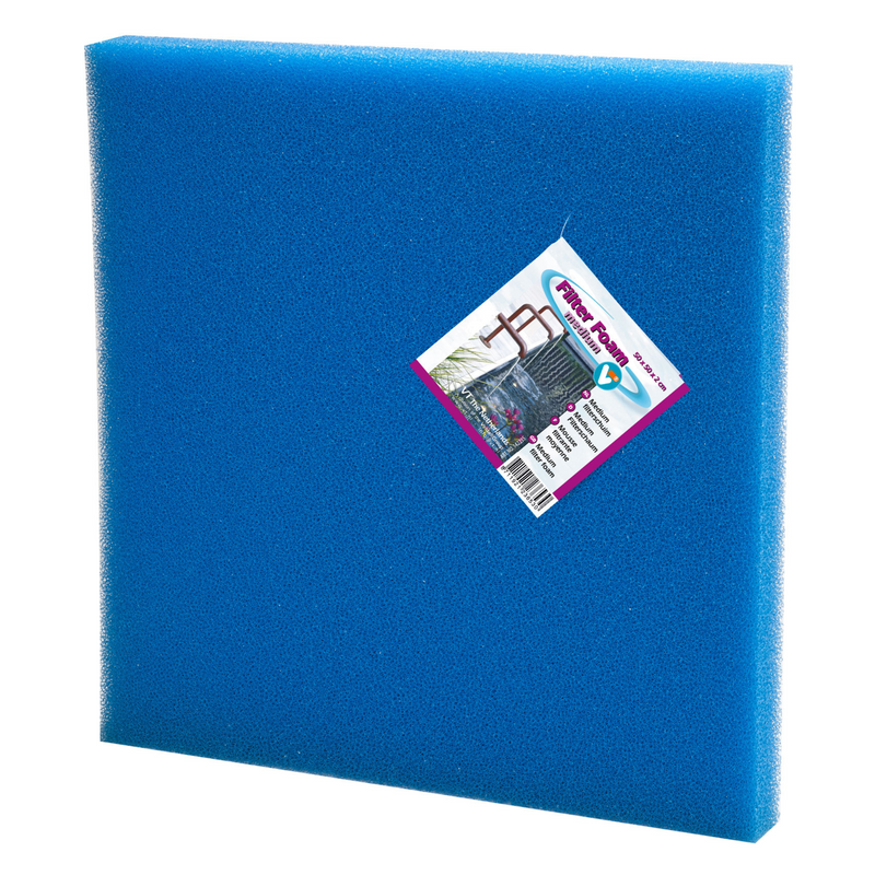 Mousse filtrante bleu 50x50x5 cm - Velda