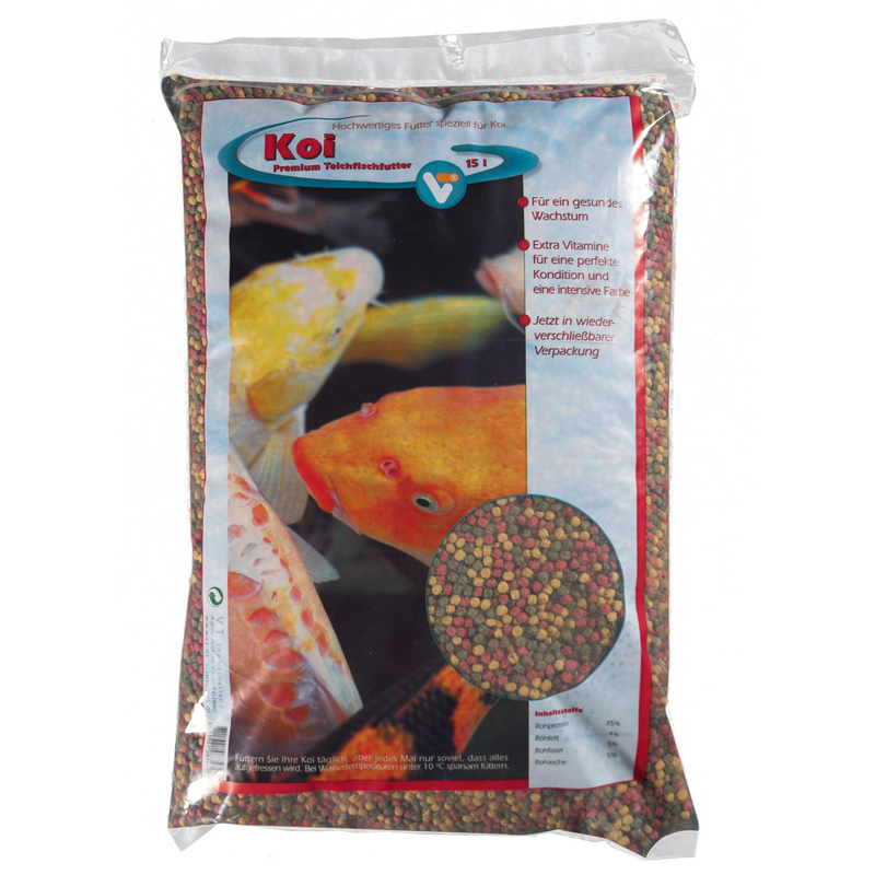 Nourriture pour poissons Koi Pellets Premium 15 l - Velda