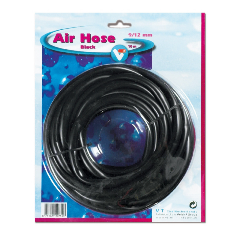 Tuyau à air noir 9/12 mm 10 m - Velda
