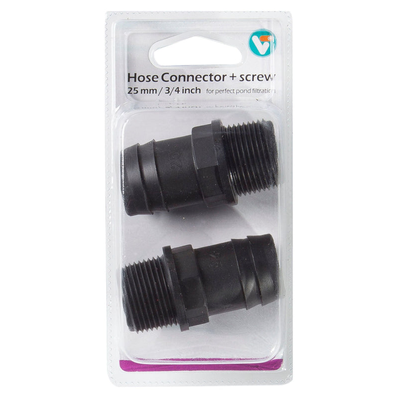 Raccord de tuyau + filetage 25 mm 3/4 pouce - Velda