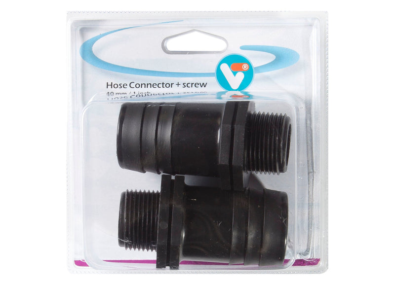 Raccord de tuyau + filetage 40 mm 1 pouce - Velda