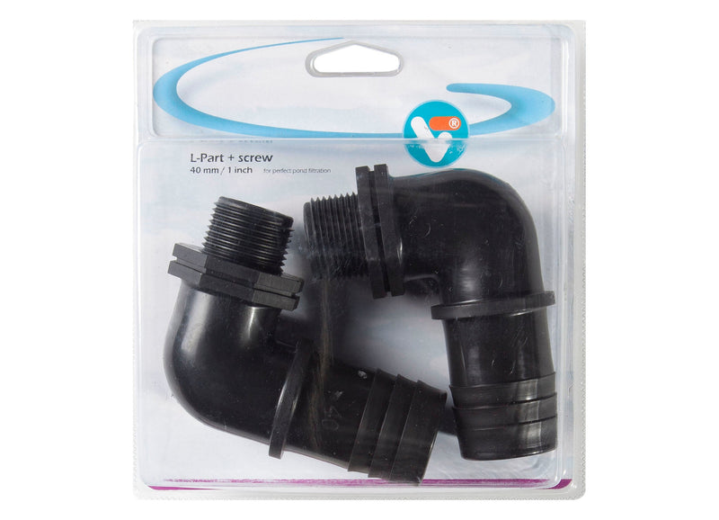 Coude + filetage 40 mm / 1 pouce - Velda