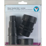 Kit d’embouts de tuyau + filetage 25-40 mm - Velda