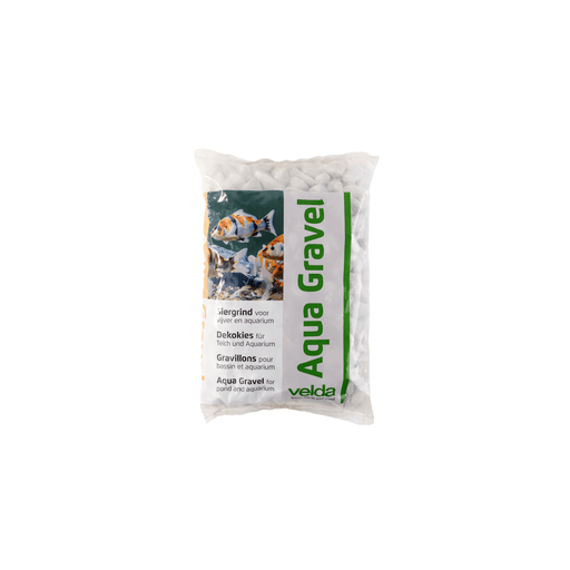 Velda Terreaux et substrats aquatiques Aqua Gravel blanc 8-12 mm 2,5 kg - Velda 8711921004115 123208