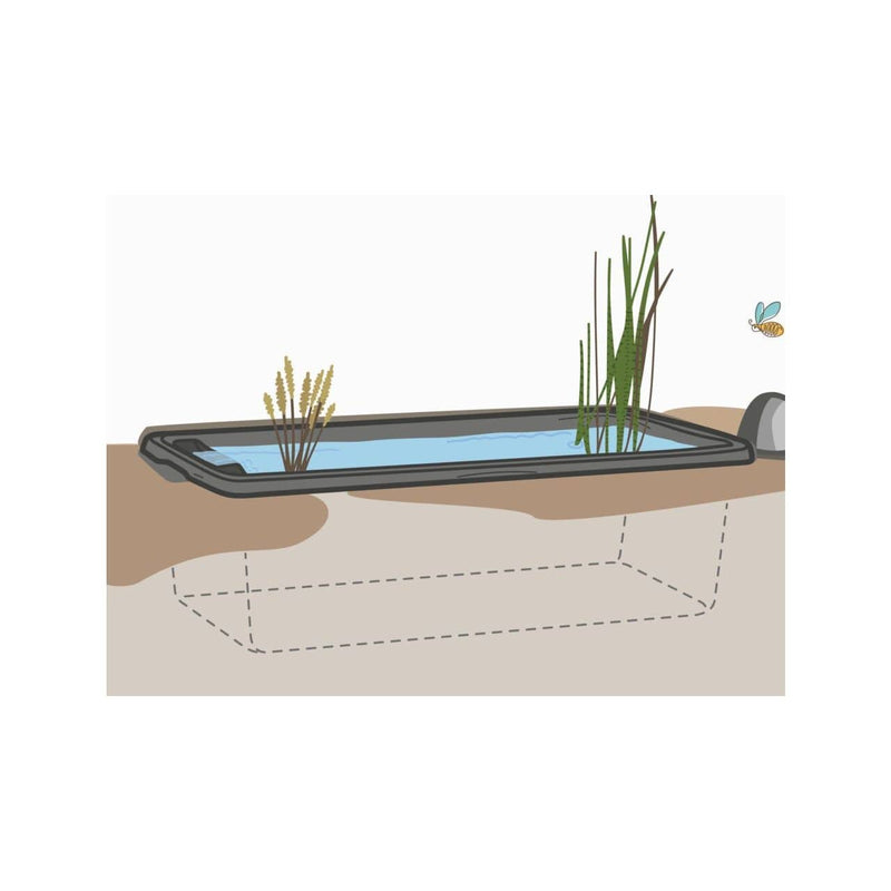 Velda Mini-bassins et accessoires Bassin Orbis Bio-Pond 76 x 46 cm - Set - Velda 8711921004573 123699