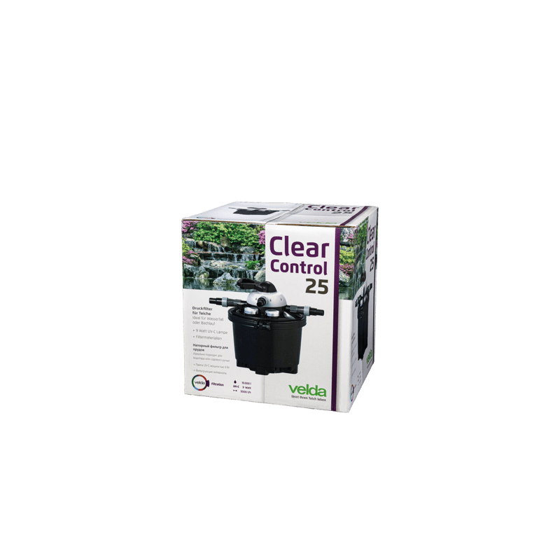 Velda Filtres à pression Clear Control 25 + UV-C 9 W - Velda 8711921065369 126310