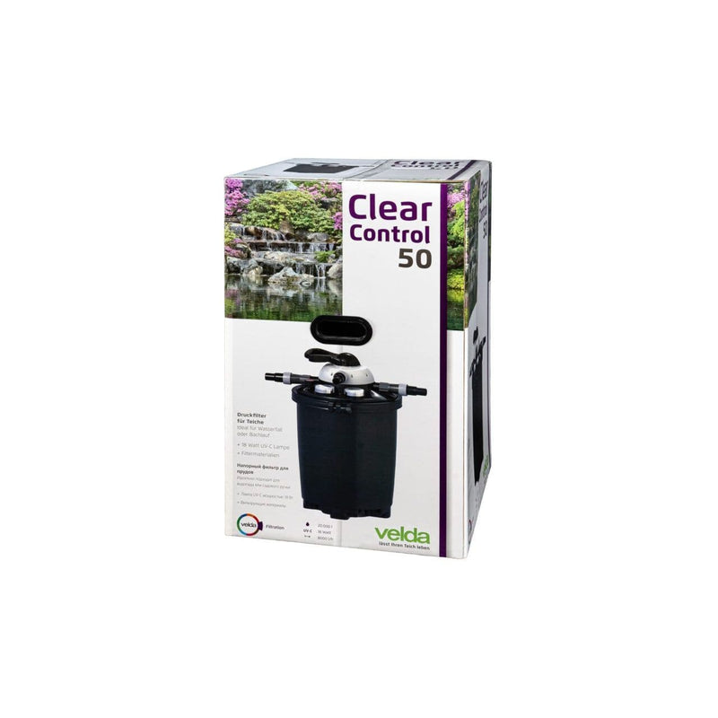 Velda Filtres à pression Clear Control 50 + UV-C 18 W - Velda 8711921065574 126330