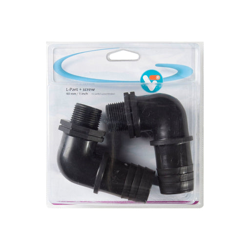 Velda Tuyaux et raccords pour bassin Coude + filetage 40 mm / 1 pouce - Velda 8711921237131 146882