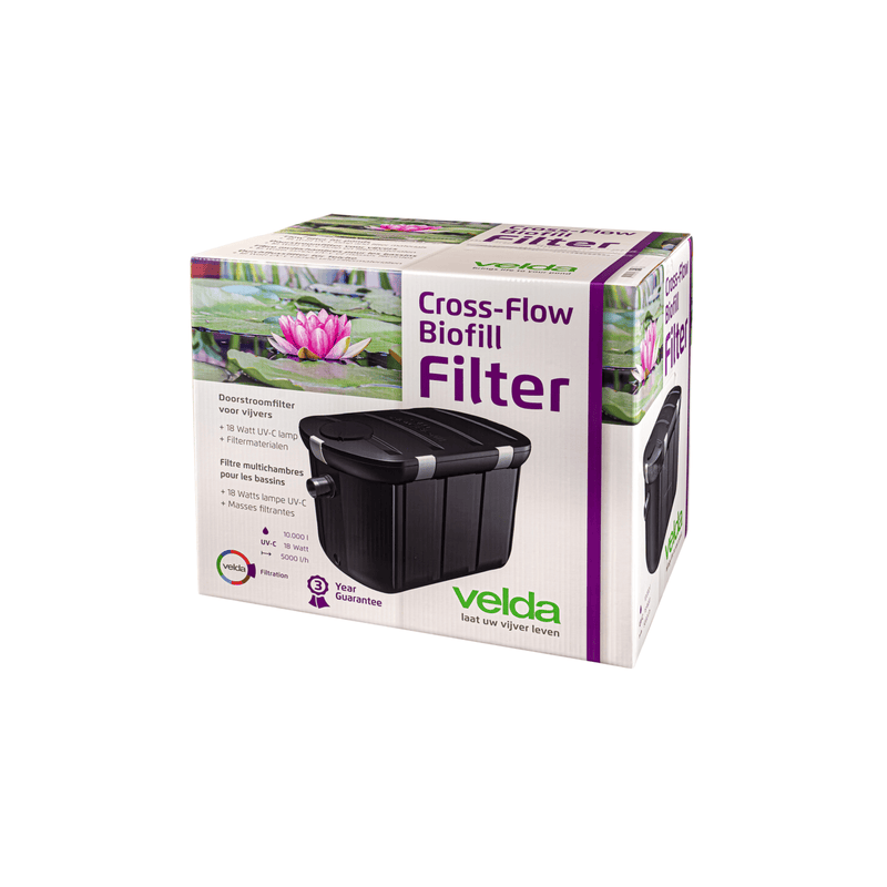 Velda Filtres de bassin Cross-Flow Biofill + UV-C 18 W - Velda 8711921071827 126400