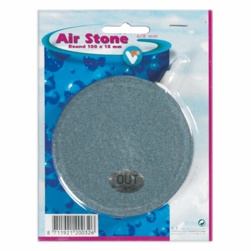 Velda Aération de bassin Diffuseur d’air Air Stone Round 6/8 mm d100h18 mm - Velda 8711921200326 145403