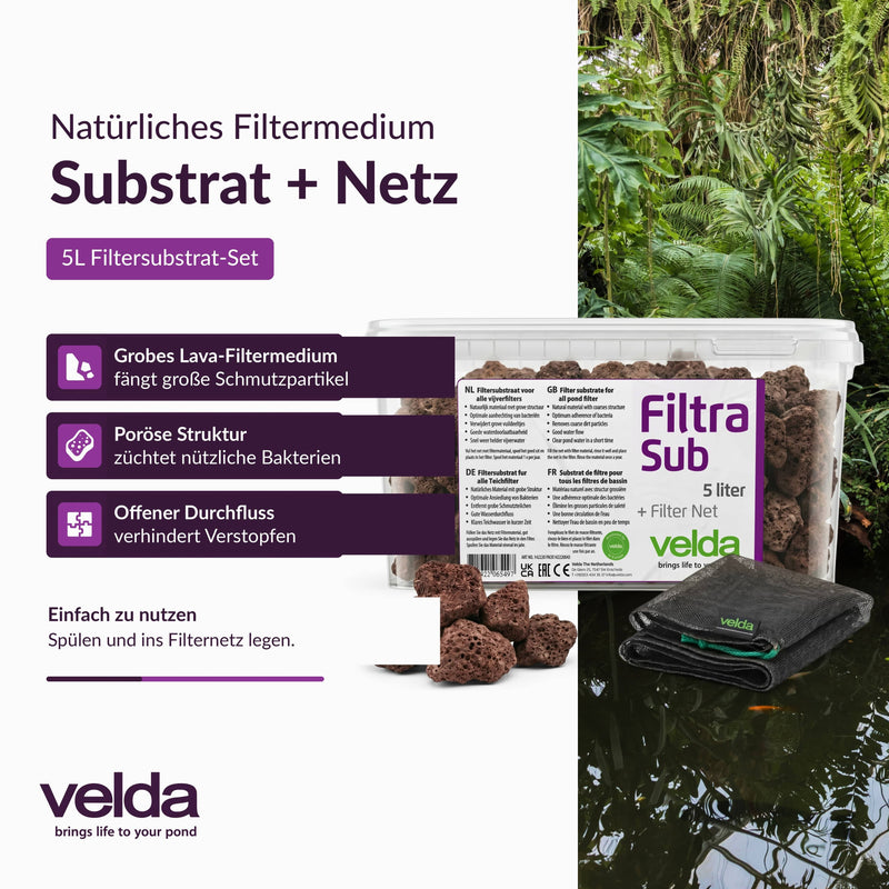 Velda Masses filtrantes Filtra-Sub 5000 ml - Velda 8711921085497 142220