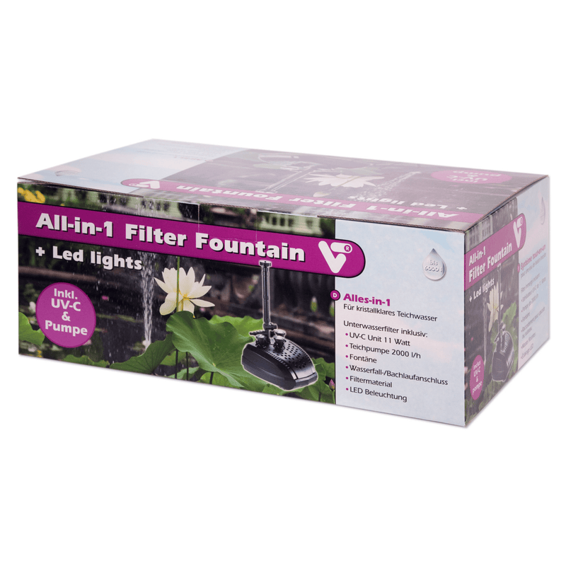 Velda Filtres de bassin Filtre avec fontaine All-in-1 Filter Fountain - Velda 8711921258303 146185