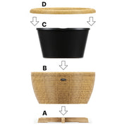 Velda Mini-bassins et accessoires Jardinière Orbis Planter naturel - Velda 8711921004153 123688