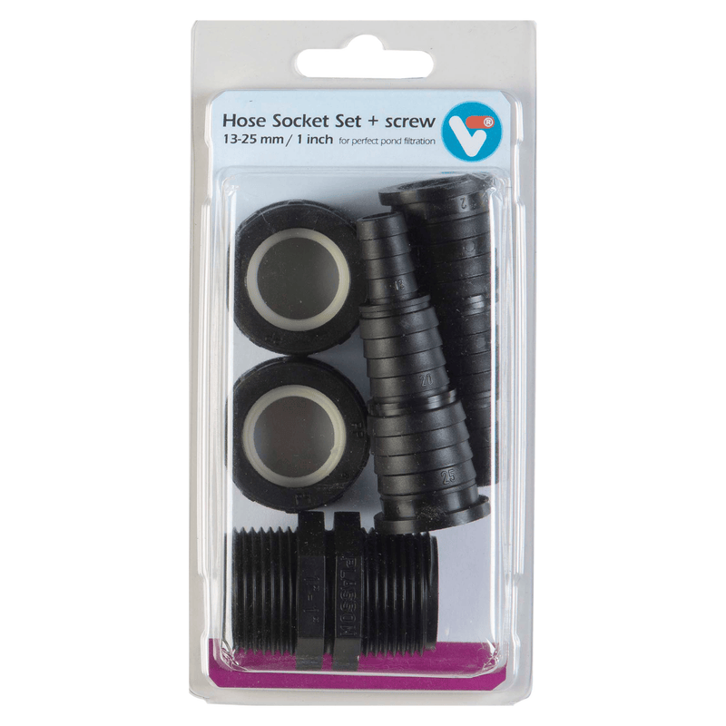 Velda Tuyaux et raccords pour bassin Kit d’embouts de tuyau + filetage 13-25 mm - Velda 8711921241084 146925