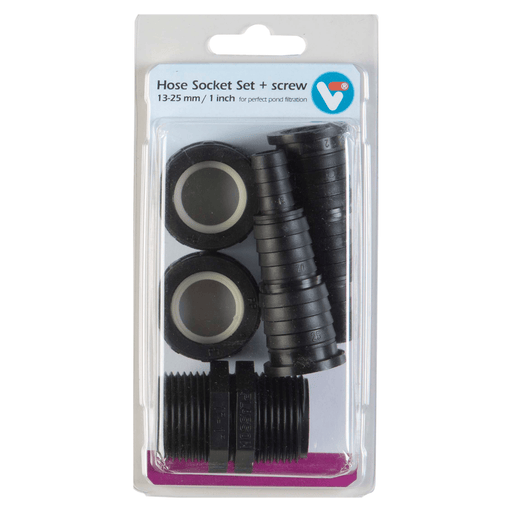 Velda Tuyaux et raccords pour bassin Kit d’embouts de tuyau + filetage 13-25 mm - Velda 8711921241084 146925