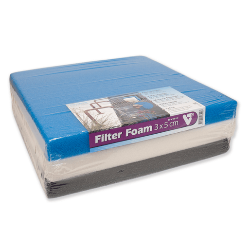 Velda Masses filtrantes Kit de mousses filtrantes 50x50x5 cm 3 pièces - Velda 8711921265493 142244