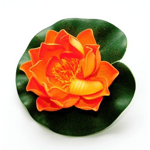 Velda Décoration de bassin Lotus flottant en mousse orange 10 cm - Velda 8711921248939 123632