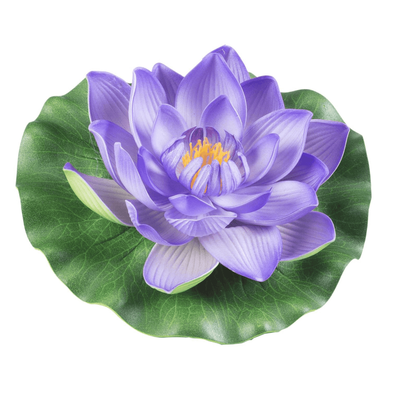 Velda Décoration de bassin Lotus flottant en mousse violet 17 cm - Velda 8711921243576 123589