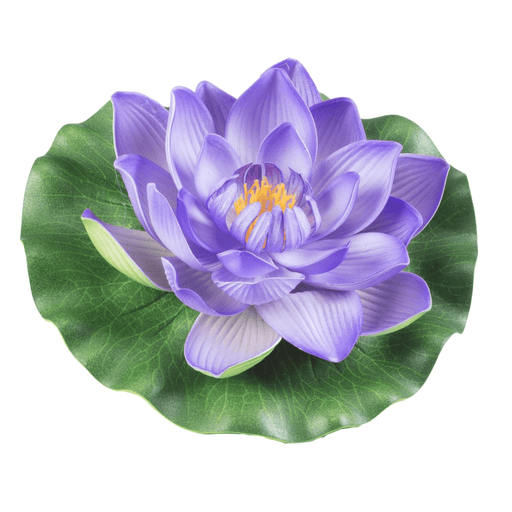 Velda Décoration de bassin Lotus flottant en mousse violet 17 cm - Velda 8711921243576 123589