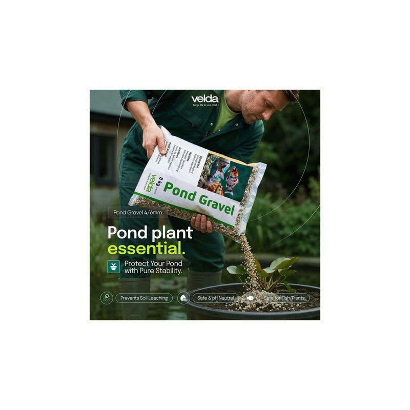 Velda Terreaux et substrats aquatiques Pond Gravel 4/6 mm 8 l 8 kg - Velda 8711921009806 123215