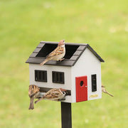 Wildlife Garden Mangeoires pour oiseaux MANGEOIRE AVEC BAIN MAISON GRISE 7350054763455 WG356