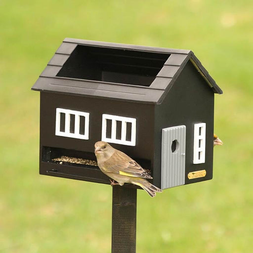 Wildlife Garden Mangeoires pour oiseaux MANGEOIRE AVEC MAISON NOIRE 7350054763448 WG355