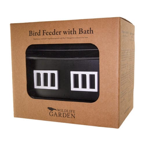 Wildlife Garden Mangeoires pour oiseaux MANGEOIRE AVEC MAISON NOIRE 7350054763448 WG355