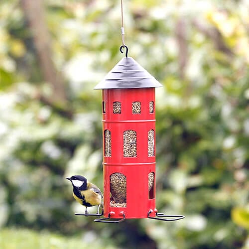 Wildlife Garden Mangeoires pour oiseaux MANGEOIRE COMBI GRAINES ROUGE 7350054762496 WG339
