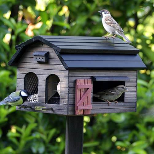Wildlife Garden Mangeoires pour oiseaux MANGEOIRE GRANGE BRUNE 7350054760218 WG220