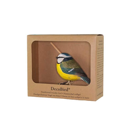 Wildlife Garden Décoration MESANGE BLEUE EN BOIS - DECOBIRD BY WILDLIFE GARDEN 7350054760492 WG402