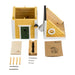 Wildlife Garden Mangeoires pour oiseaux MULTIHOLK MAISON JAUNE WILDLIFE GARDEN 7350054760027 WG104