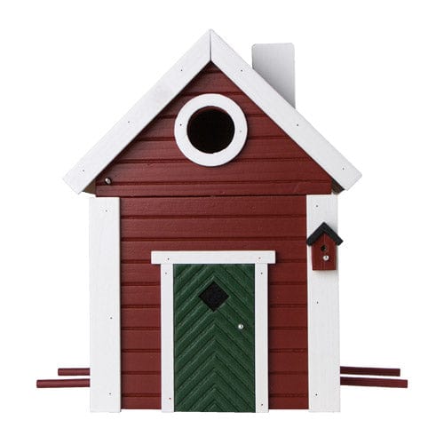 Wildlife Garden Mangeoires pour oiseaux MultiHolk Maison Rouge - Wildlife Garden 7350054760010 WG101