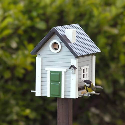 Wildlife Garden Mangeoires pour oiseaux NICHOIR MAISON GRISE 7350054762564 WG119