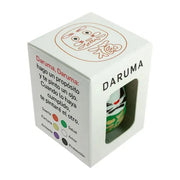 Woodstock Esprit Japonais Daruma Traditionnel Vert - Petit, Santé - Fabriqué au Japon 8435131212060 KP25