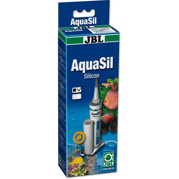 JBL JBL AquaSil noir - Silicone spécial pour aquariums et terrariums