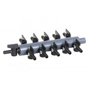 Aquaforte Robinets pour pompe à air 11 VOIES Vanne en plastique pour pompe à air 9mm - 3/5/7/9/11 voies - Aquaforte 8717605102917 SC273